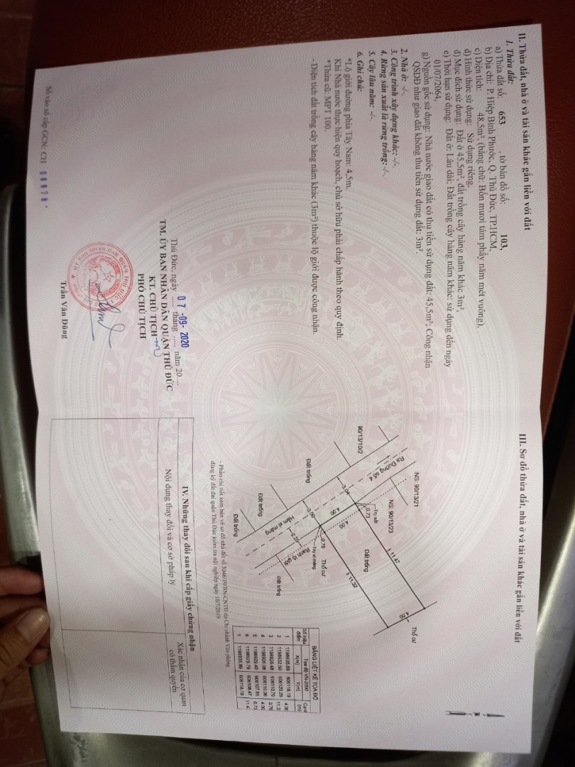 Bán đất Hiệp Bình Phước, TP Thủ Đức