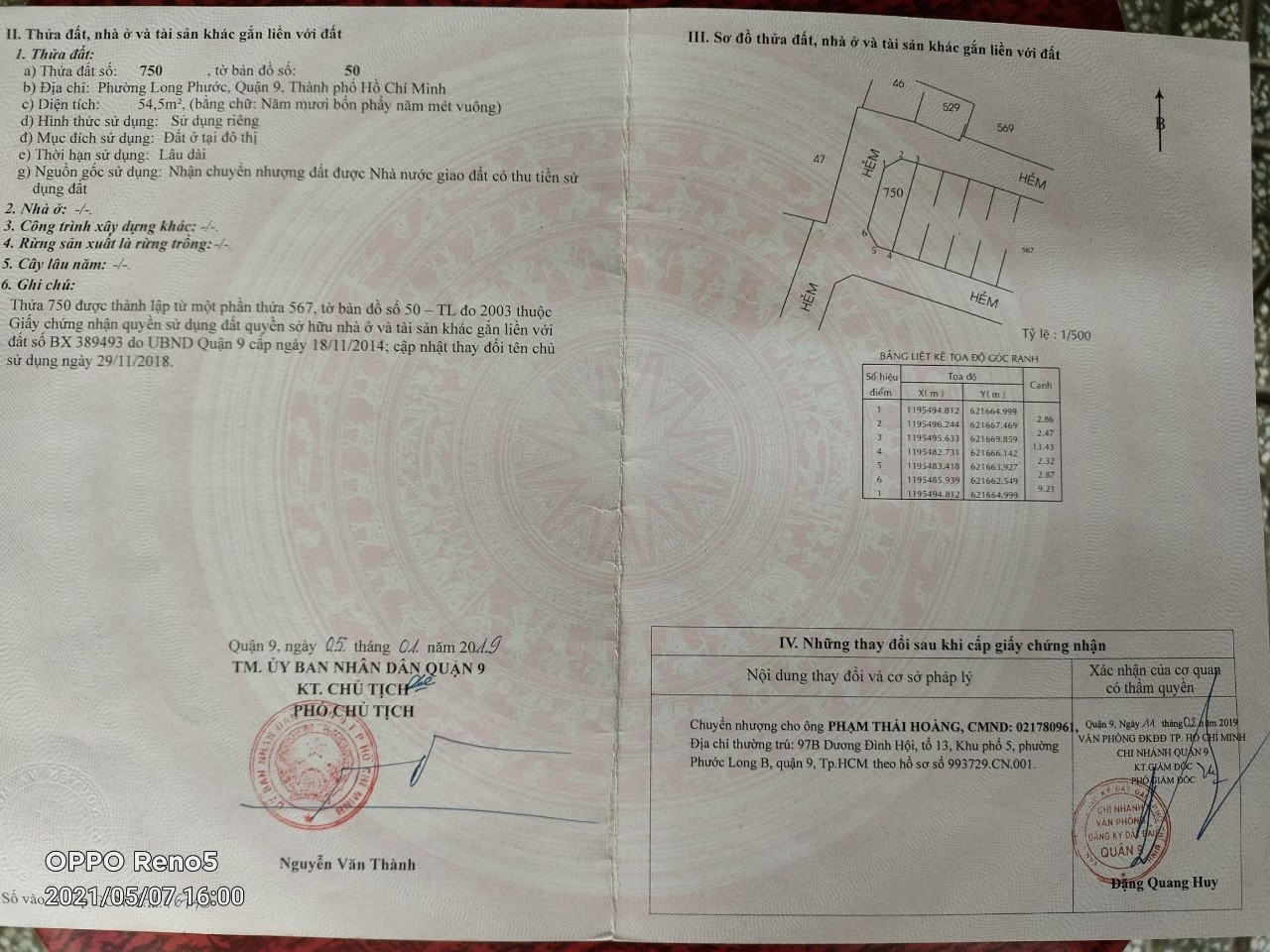 Đất nền Long Phước TP Thủ Đức